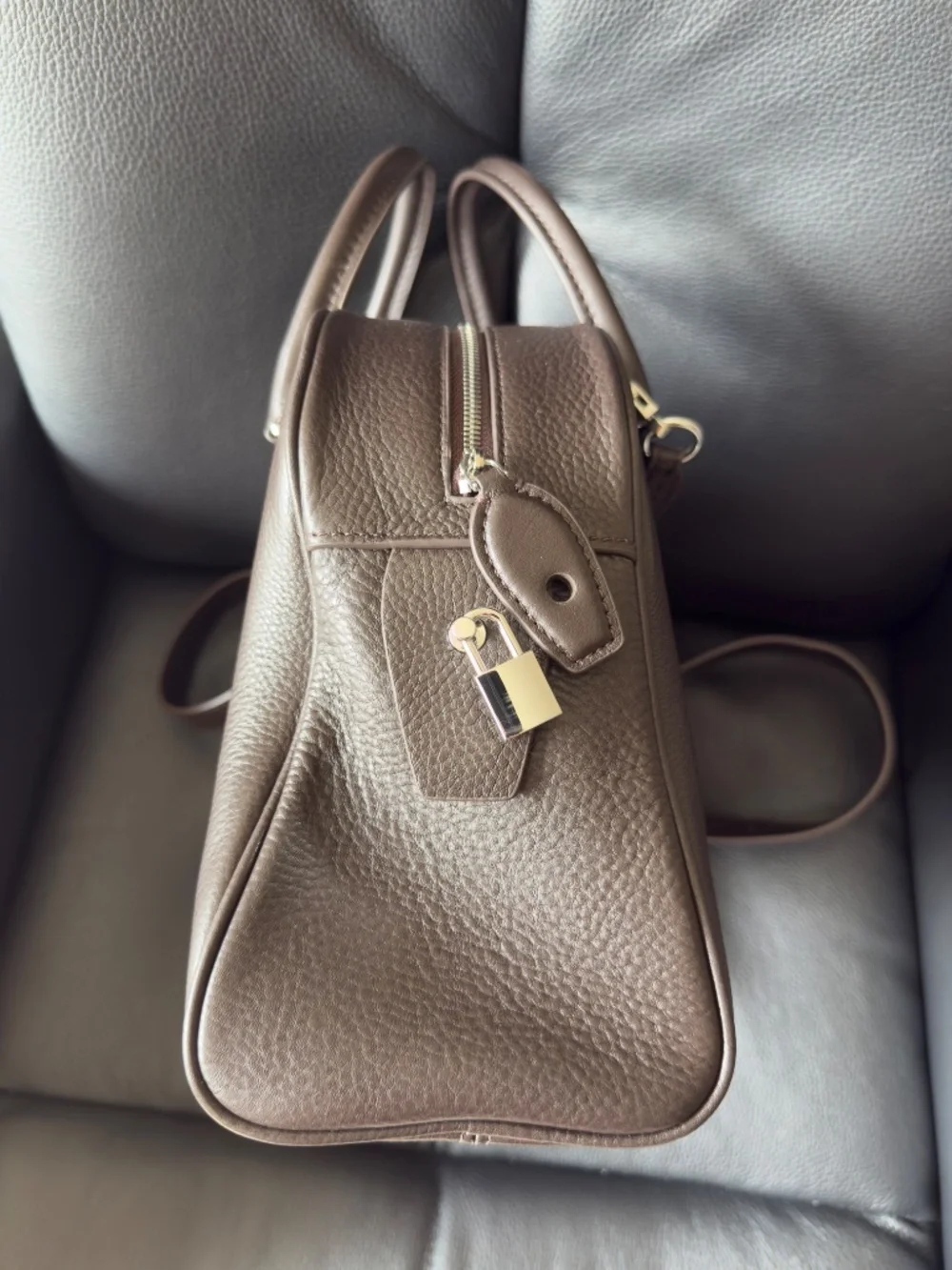India 12 style bag Brown w/ Shoulder Strap - Picture 2 of 15